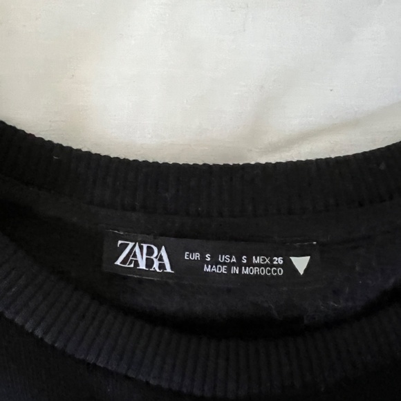 ZARA - Slogan Sweatshirt Dress - Picture 6 of 6
